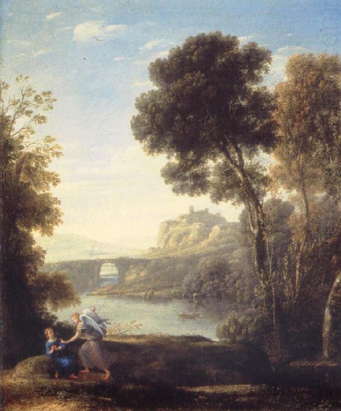 Landscape with Hagar and the Angel, Claude Lorrain